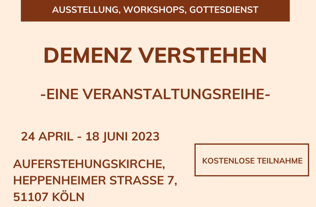 Du betrachtest gerade Rückblick auf die Veranstaltungsreihe „Demenz verstehen“
