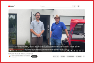 Mehr über den Artikel erfahren Die Veedelsrikscha auf Youtube!