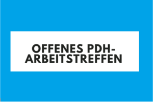 Read more about the article Monatliches Offenes PDH-Arbeitstreffen: Gemeinsam Ideen verwirklichen!