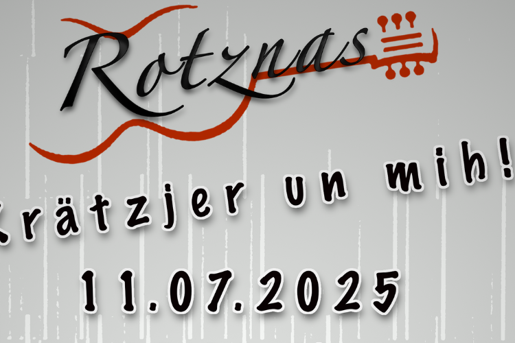 Du betrachtest gerade Rotznas – Benefizkonzert fürs Paula-Dürre-Haus am 11.7.